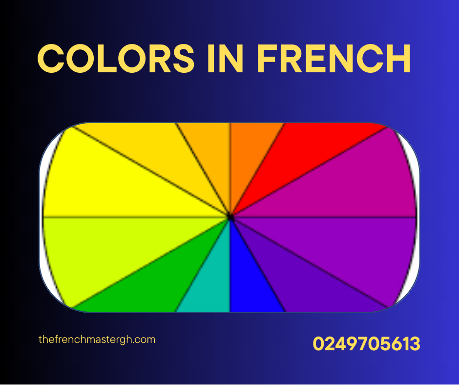 COLORS IN FRENCH – LES COULEURS - THE FRENCH MASTER GH