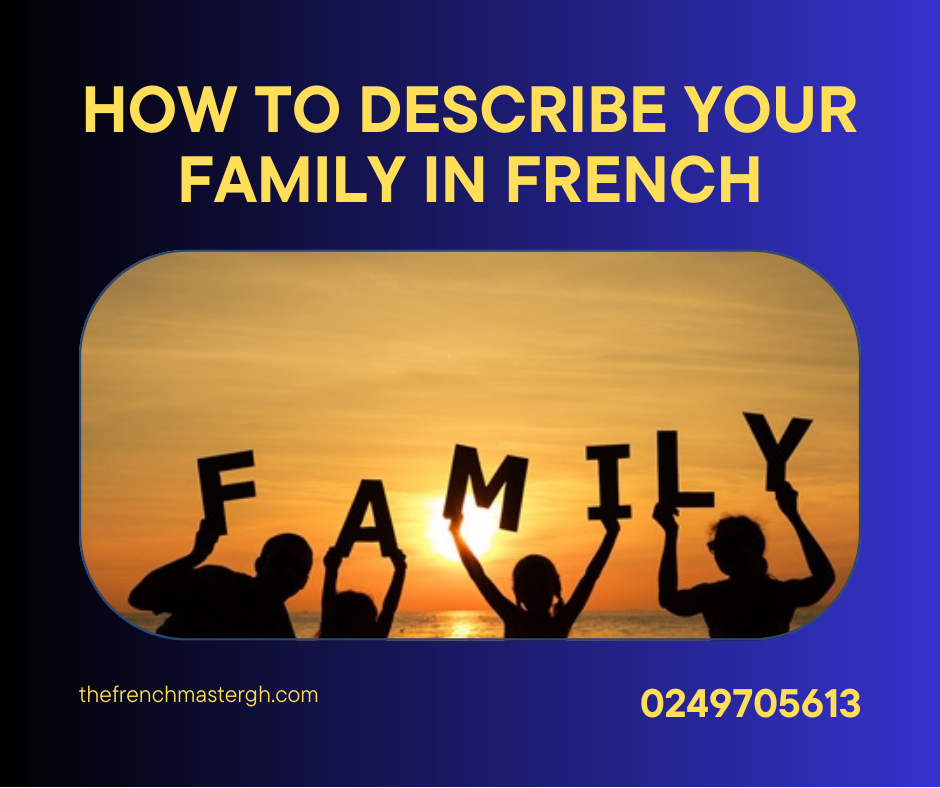 essay on family in french