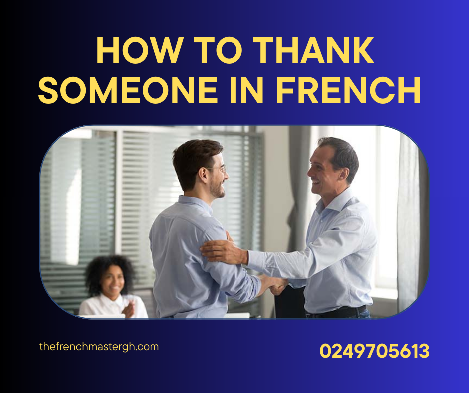 How to Pronounce ''Merci beaucoup, Monsieur!'' (Thank you very