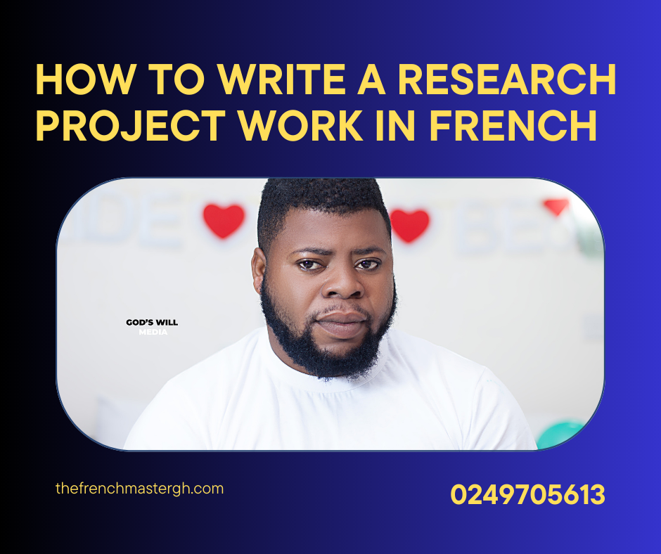 research work in french