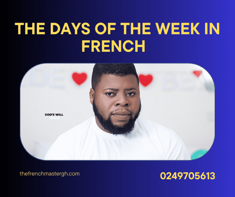 The days of the week in french les jours de la semaine the french
